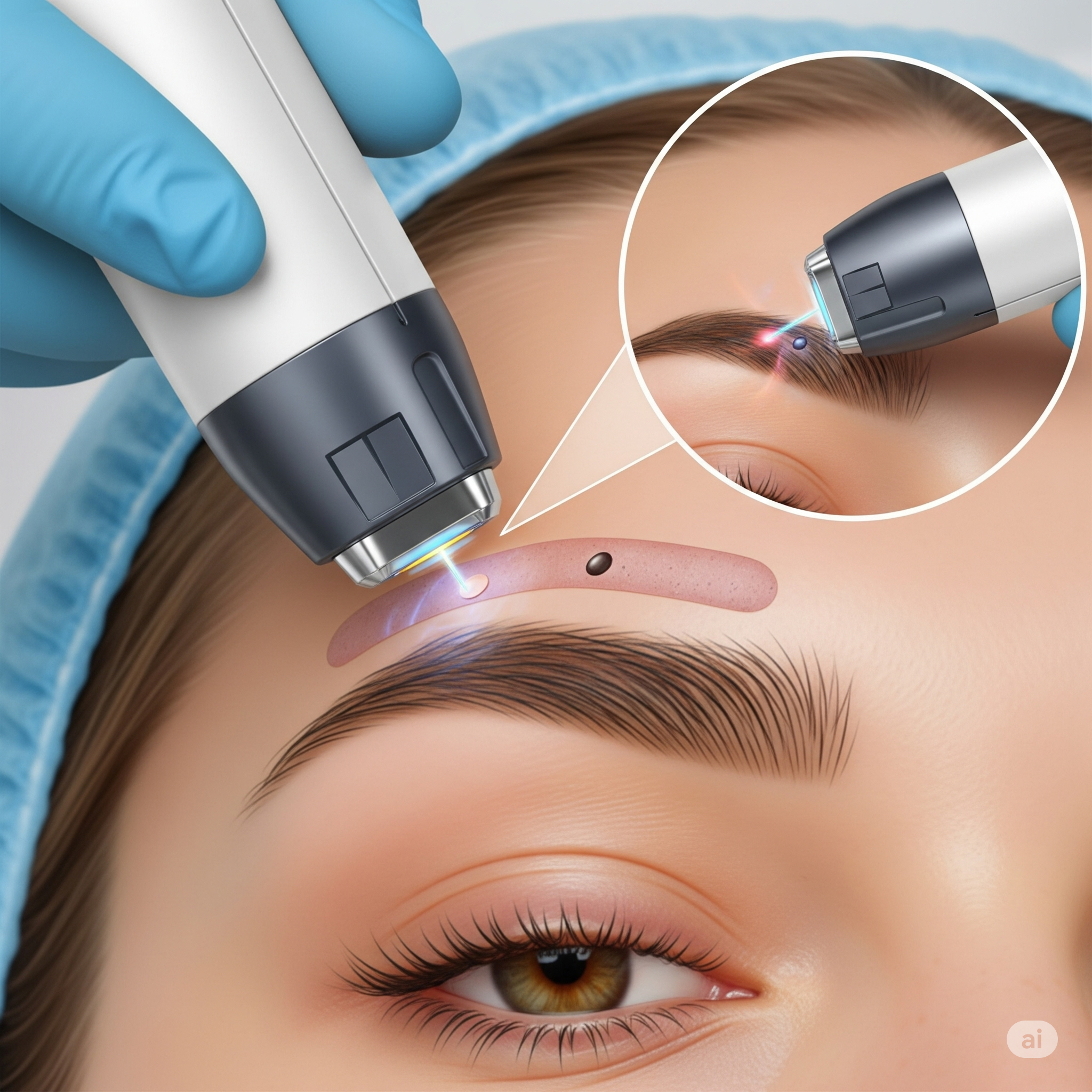 Xóa xăm chân mày