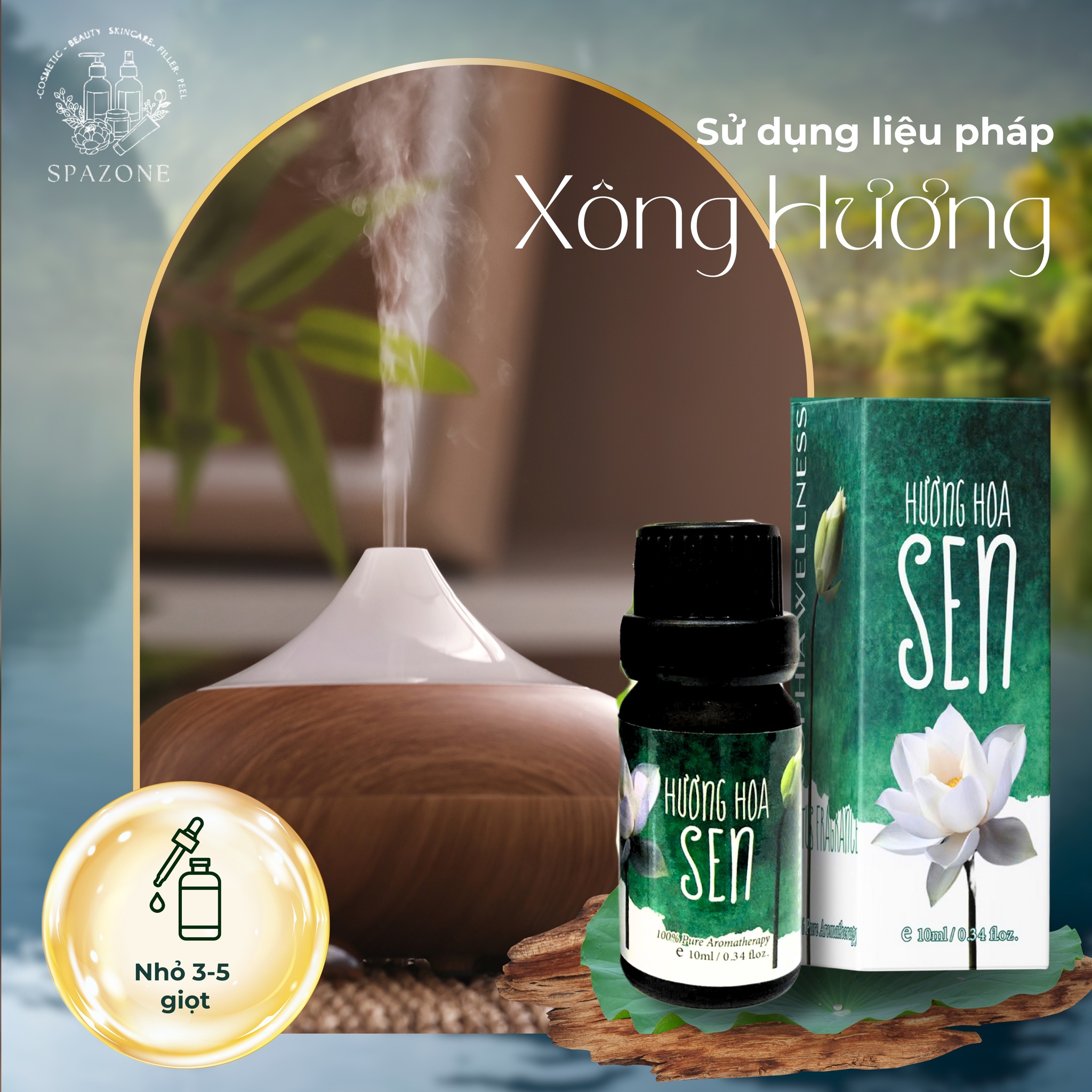 Alternative view of Tinh dầu Hoa sen Sophia Wellness