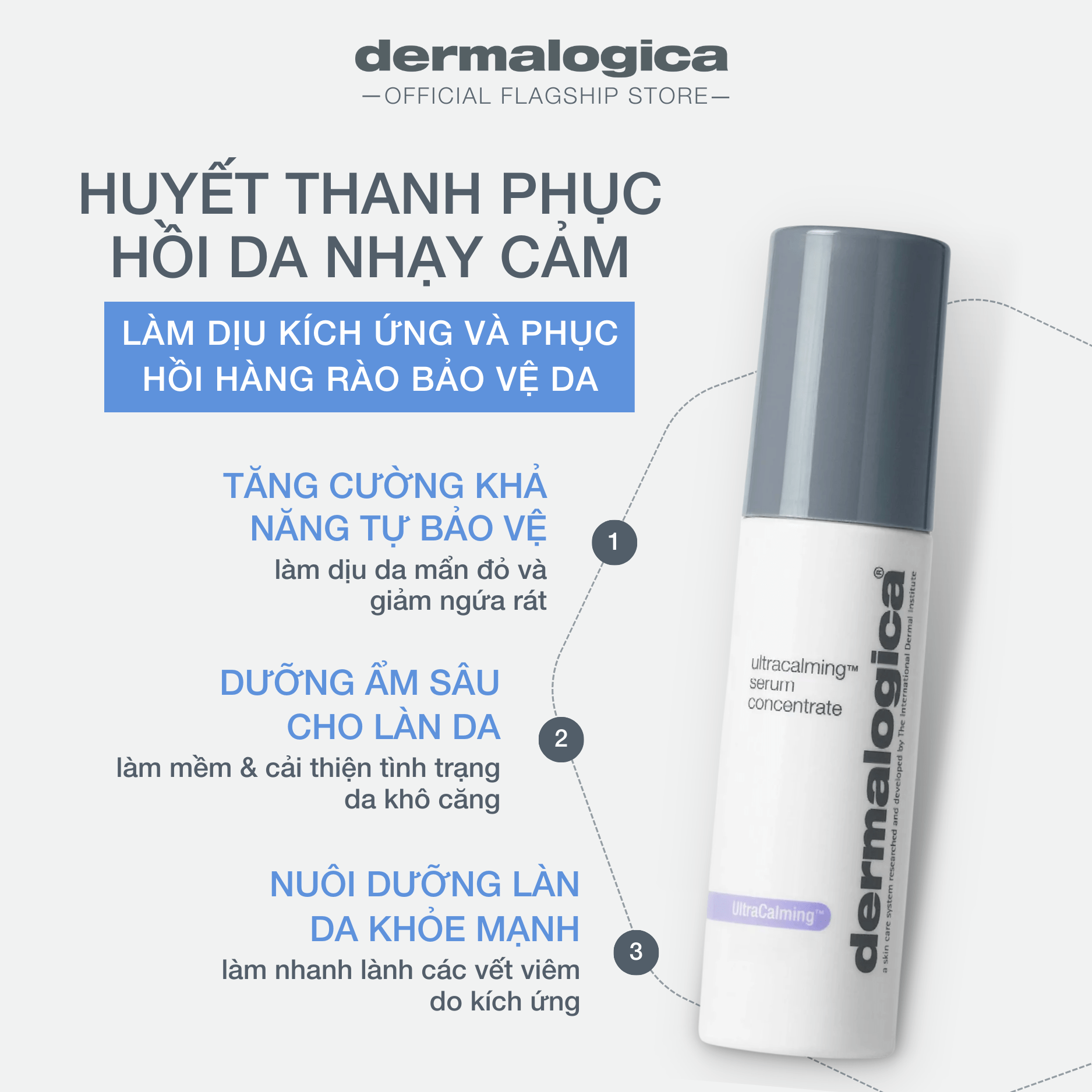 UltraCalming Serum Concentrate - tinh chất làm dịu & phục hồi cho da nhạy cảm