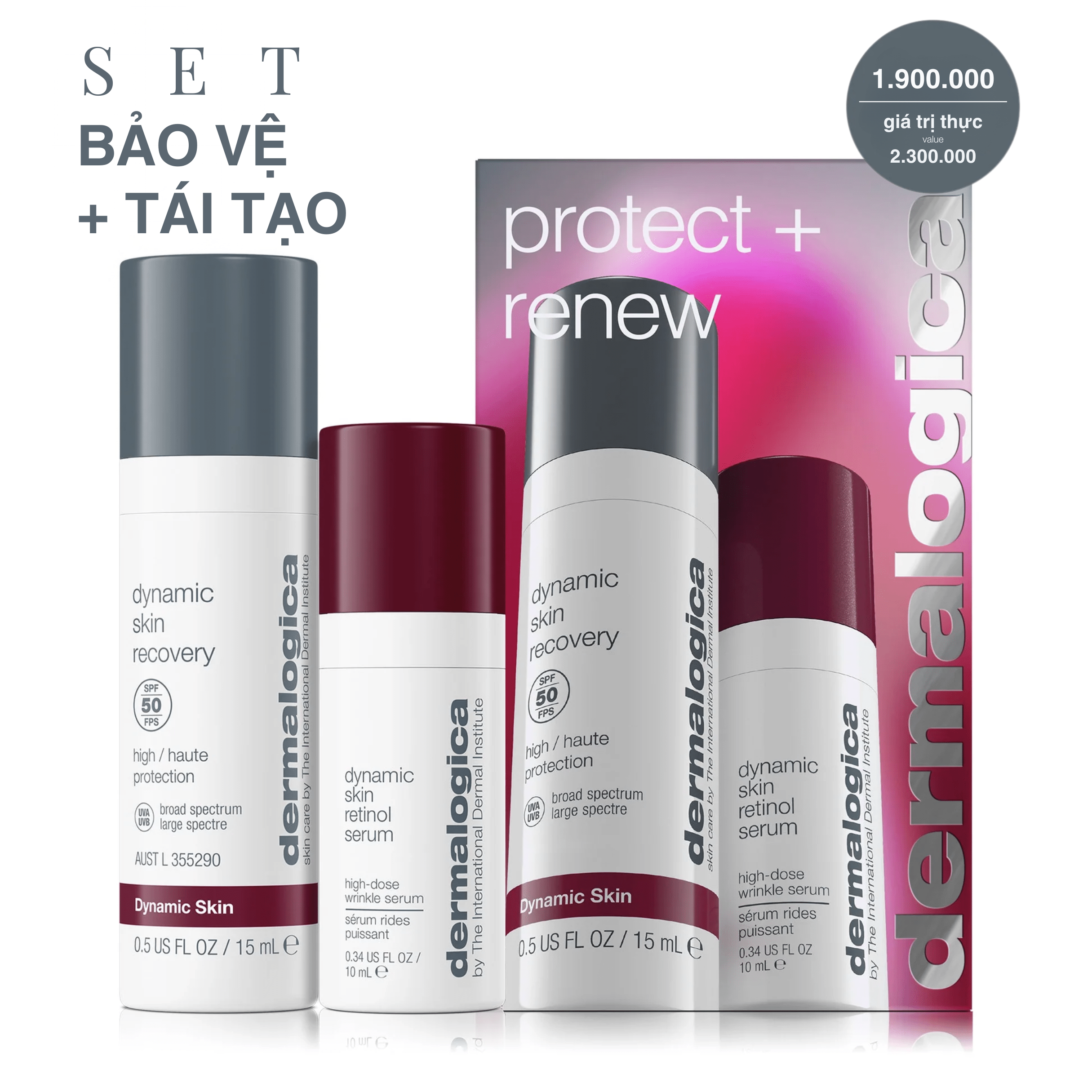 Bộ bảo vệ + tái tạo - protect + renew