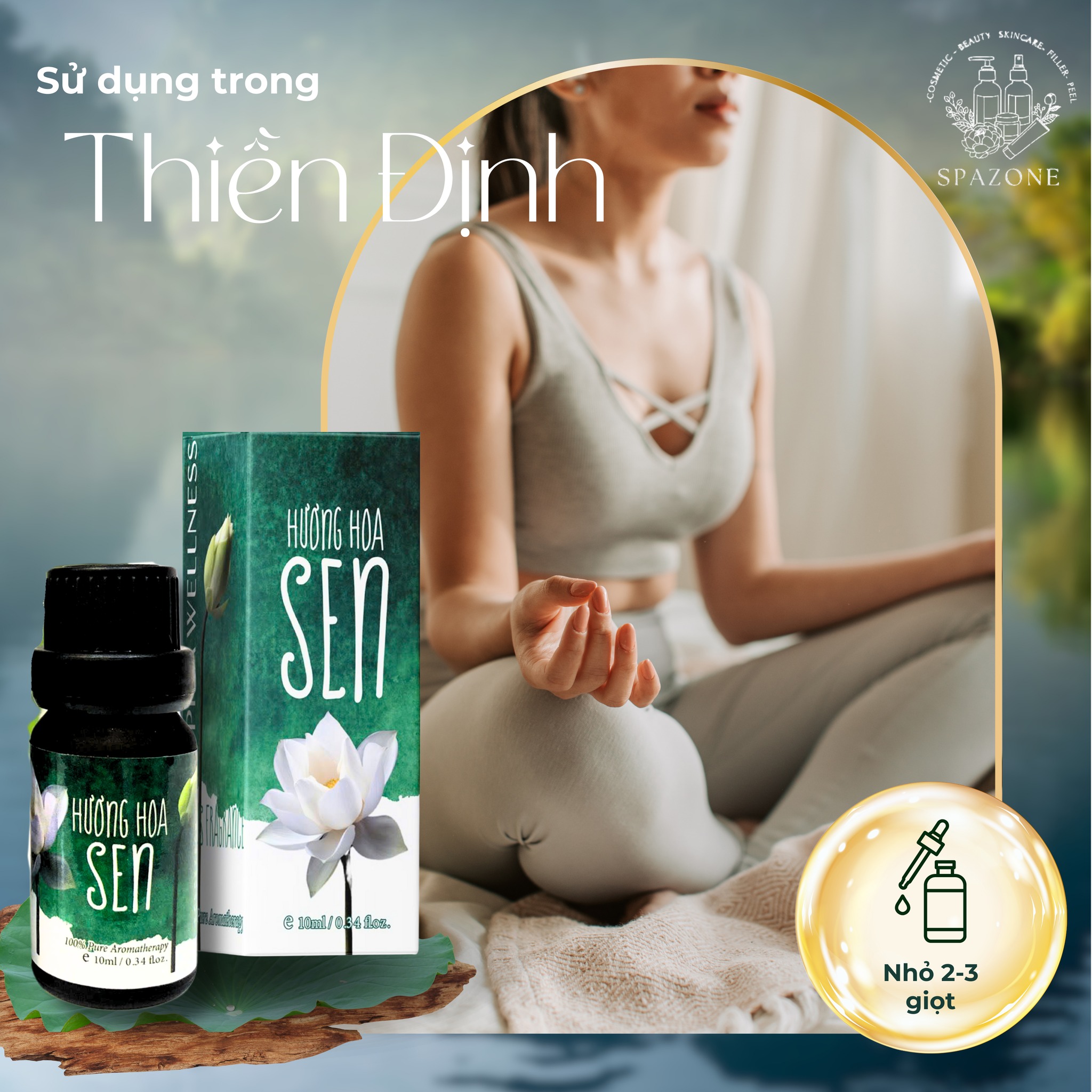 Tinh dầu Hoa sen Sophia Wellness - Ảnh 3
